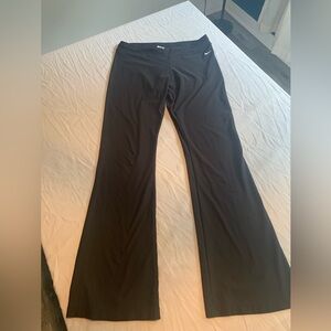 Nike Black Flared Athletic Pants